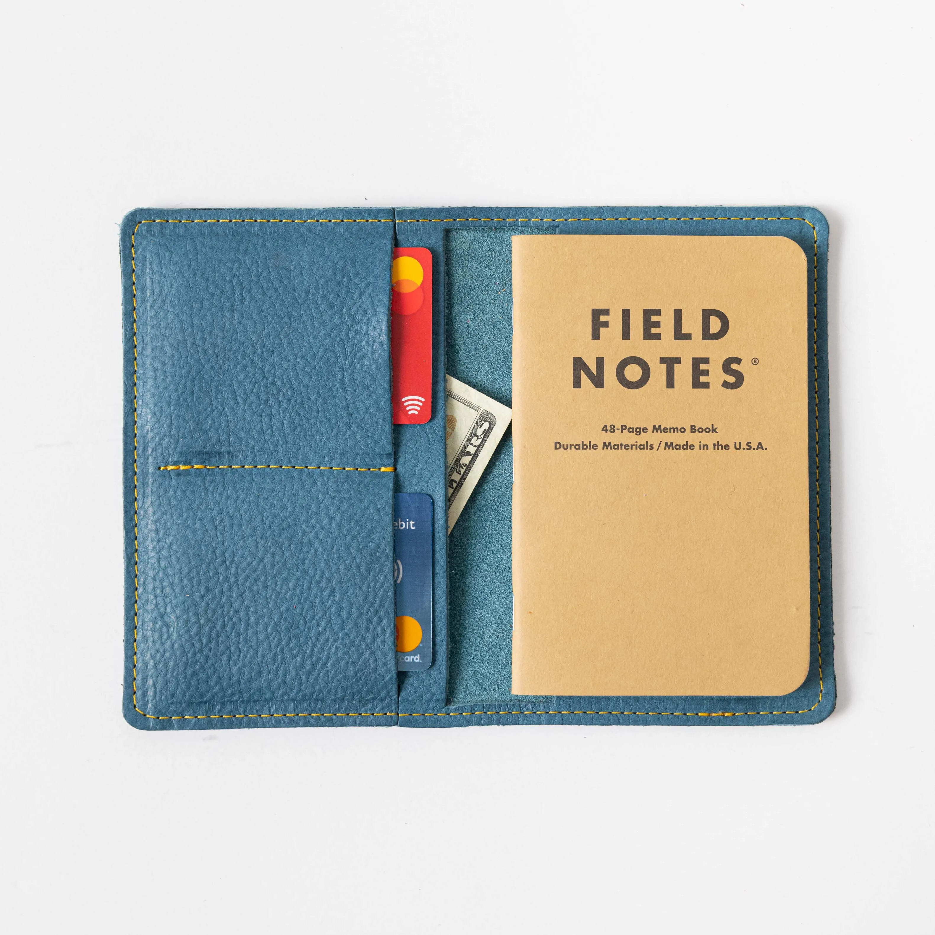 Italian Blue Passport Wallet