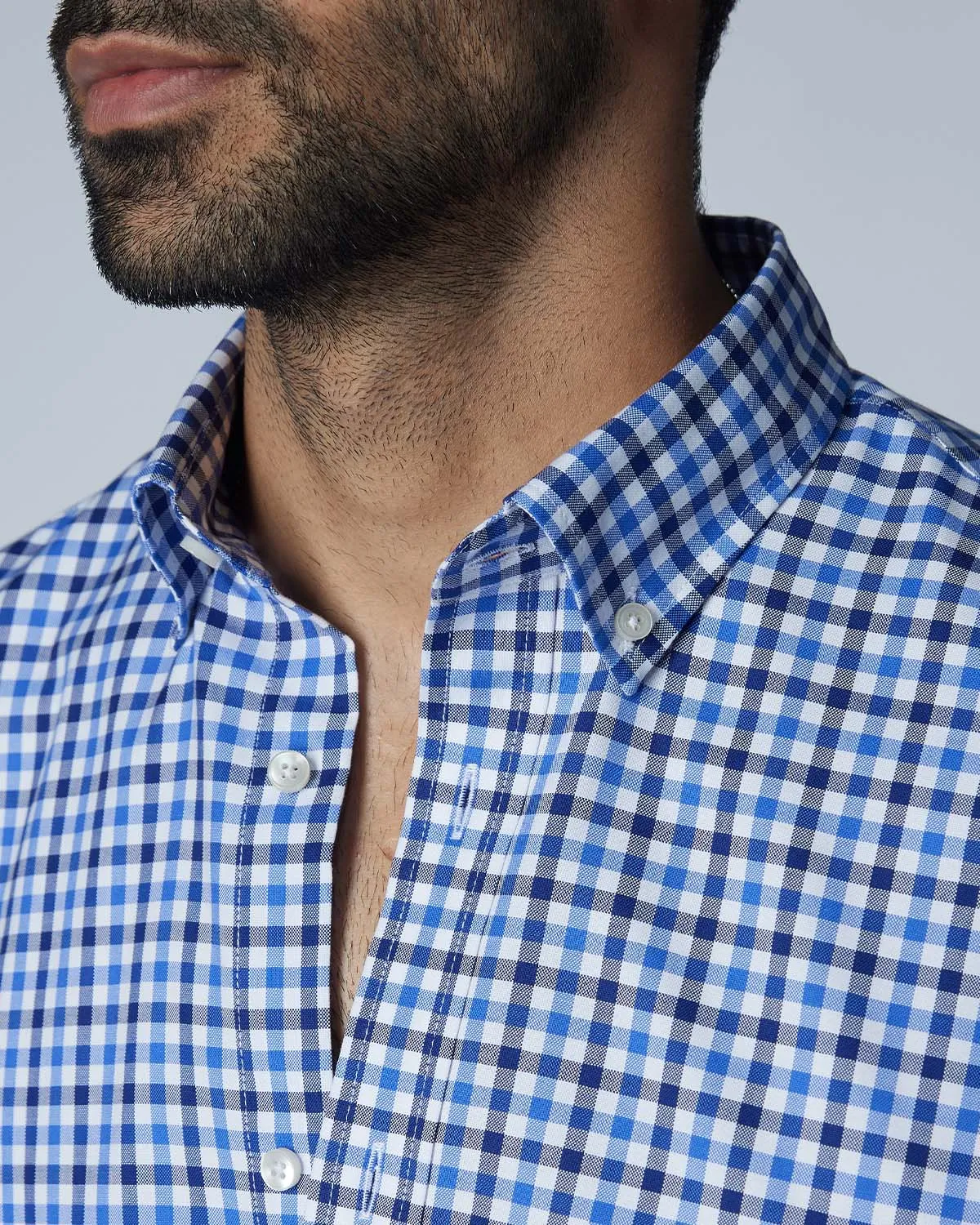 Japanese Checked Shirt - Blue