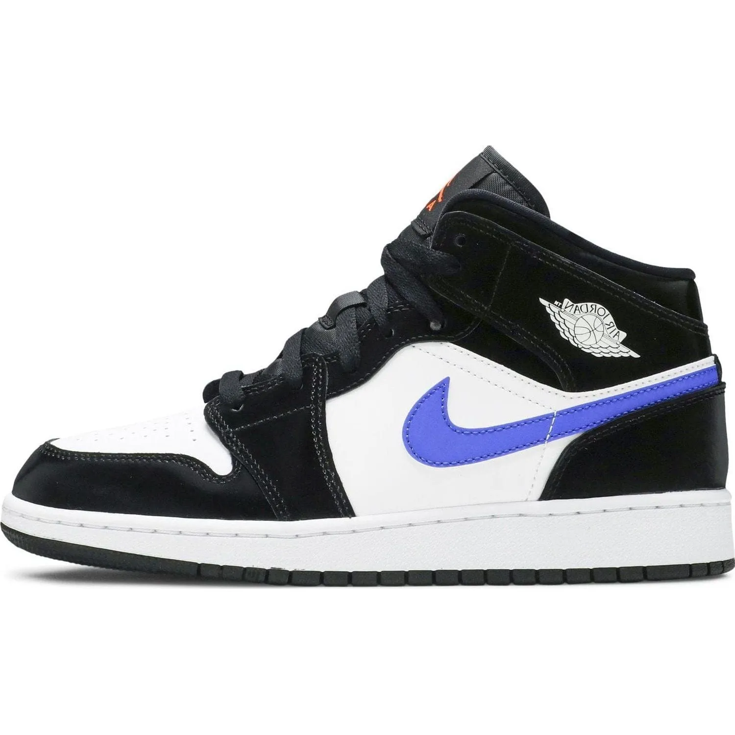 Jordan 1 Mid Black Racer Blue White (GS)