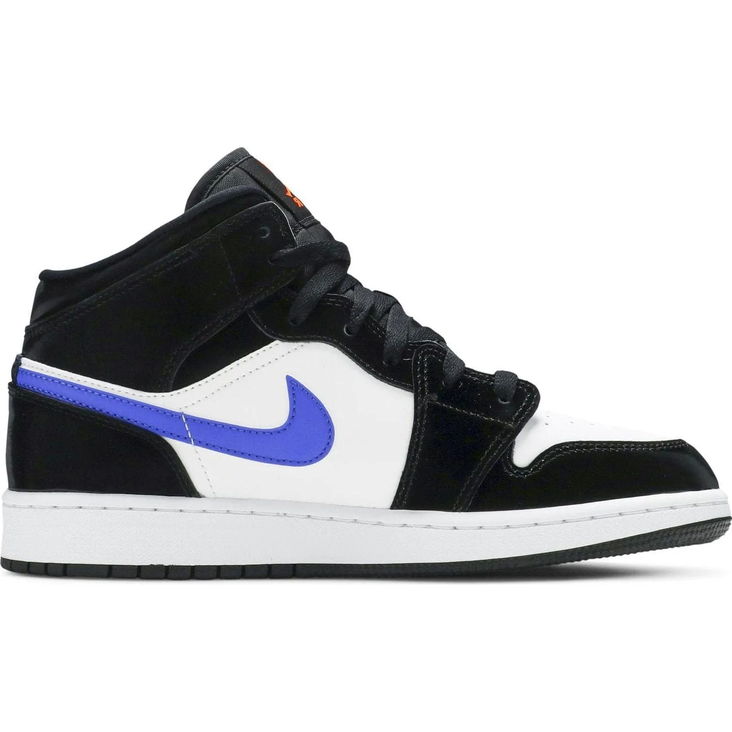 Jordan 1 Mid Black Racer Blue White (GS)