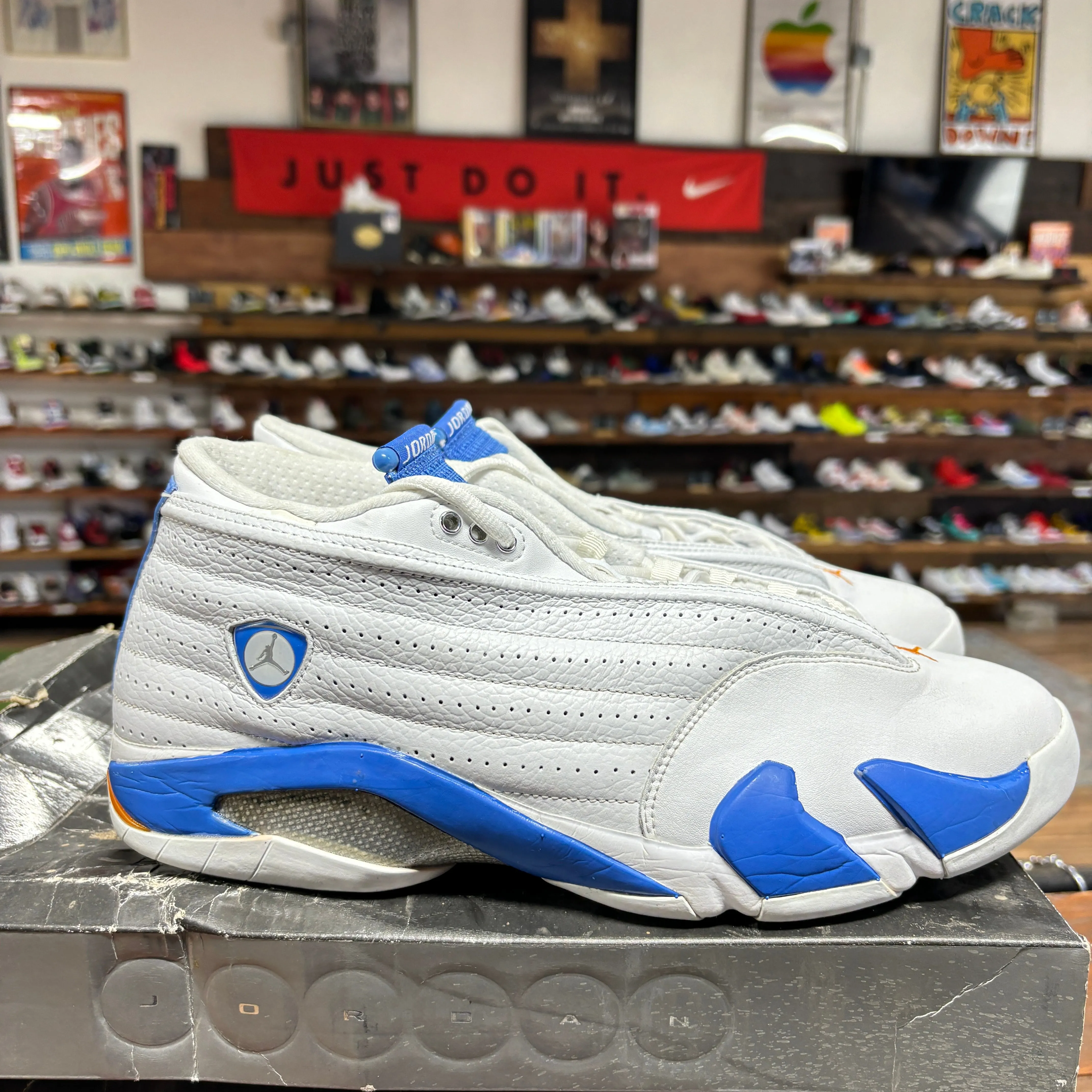 Jordan 14 'Pacific Blue' Size 13