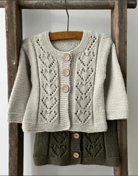 Kiwi Stitch & Co Lilly Cardigan Knitting Pattern 8ply