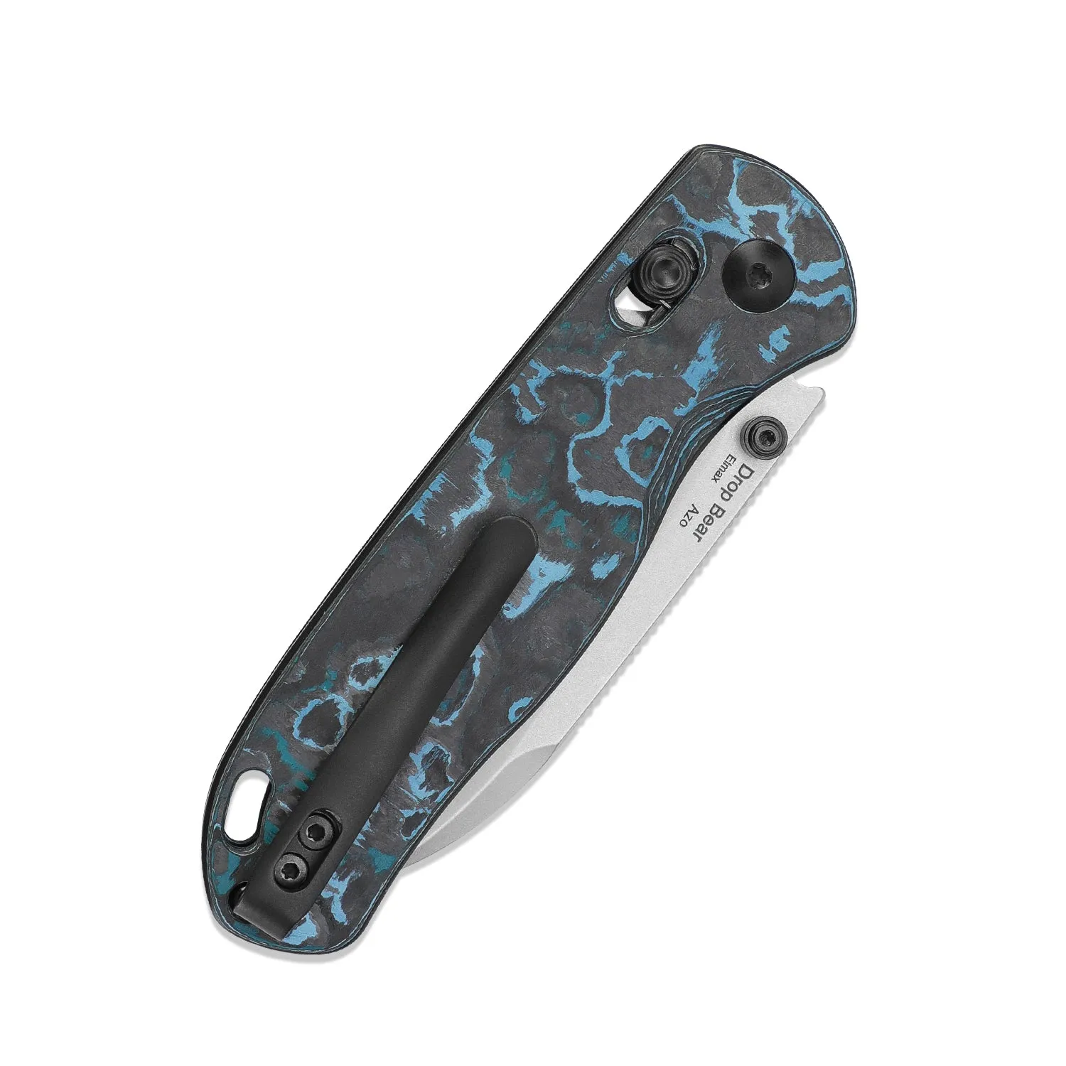 Kizer Azo Drop Bear Elmax Blade Clutch Lock Fatcarbon Ki3619A2 (2.97 Satin)