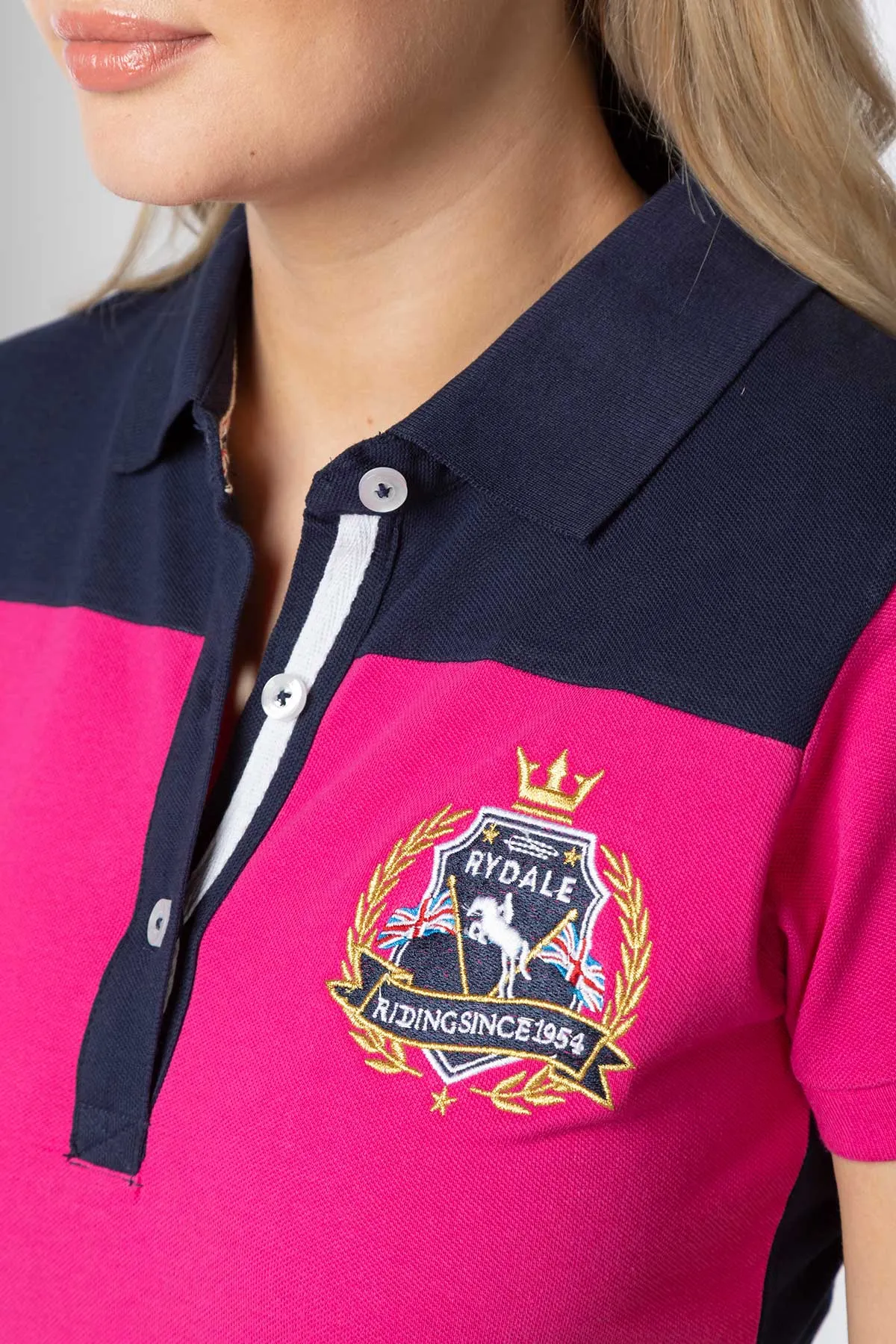 Ladies Contrast Polo Shirt - Bella