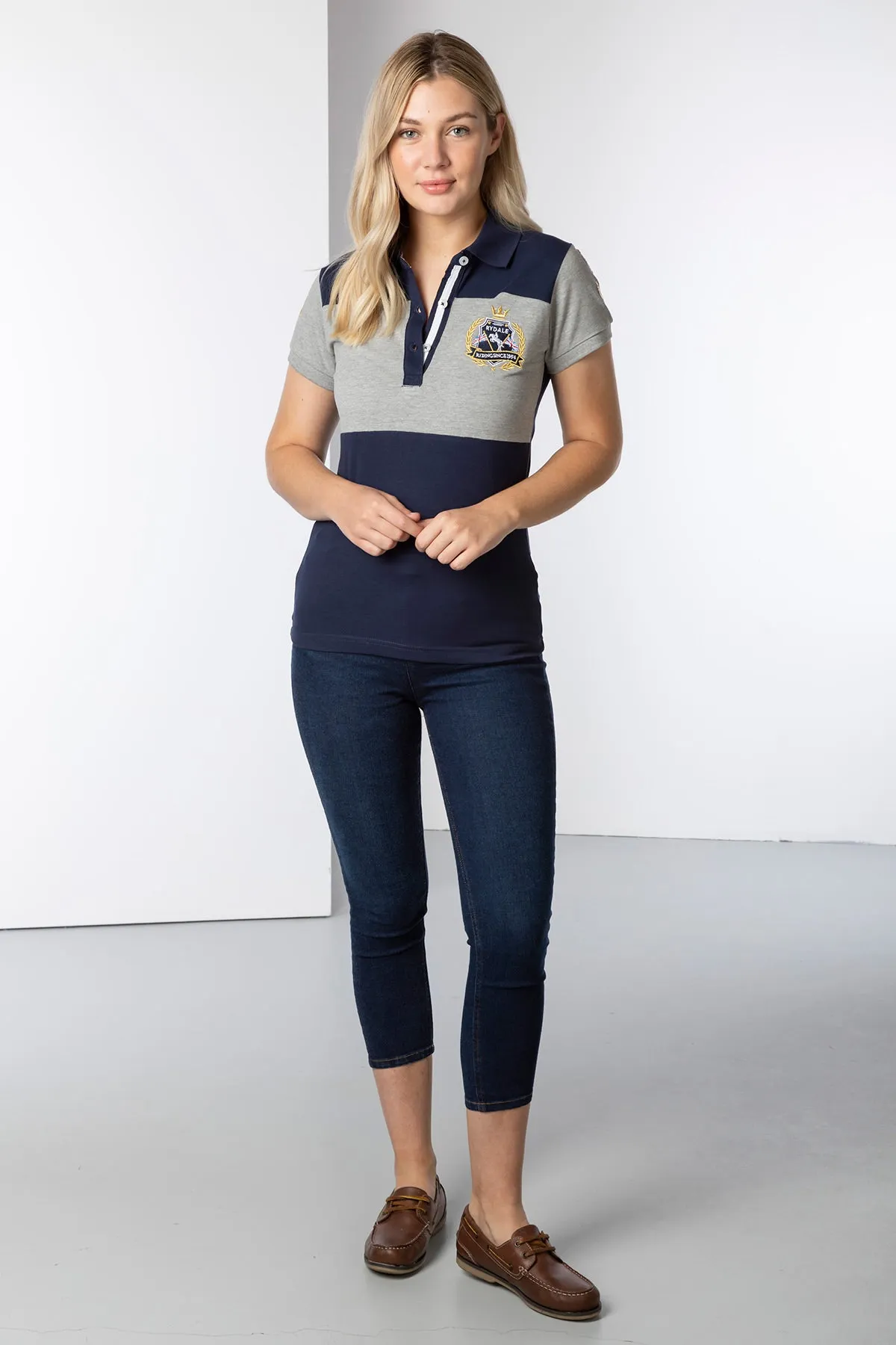 Ladies Contrast Polo Shirt - Bella