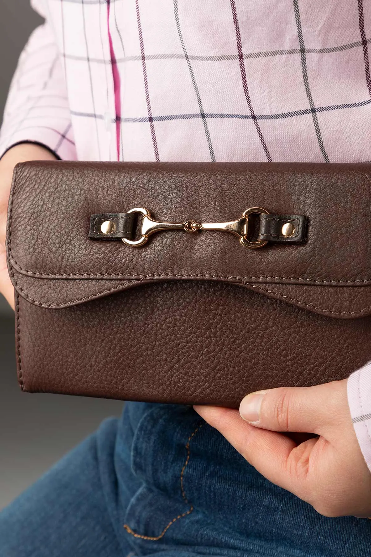 Ladies Leather Snaffle Purse - Helmsley