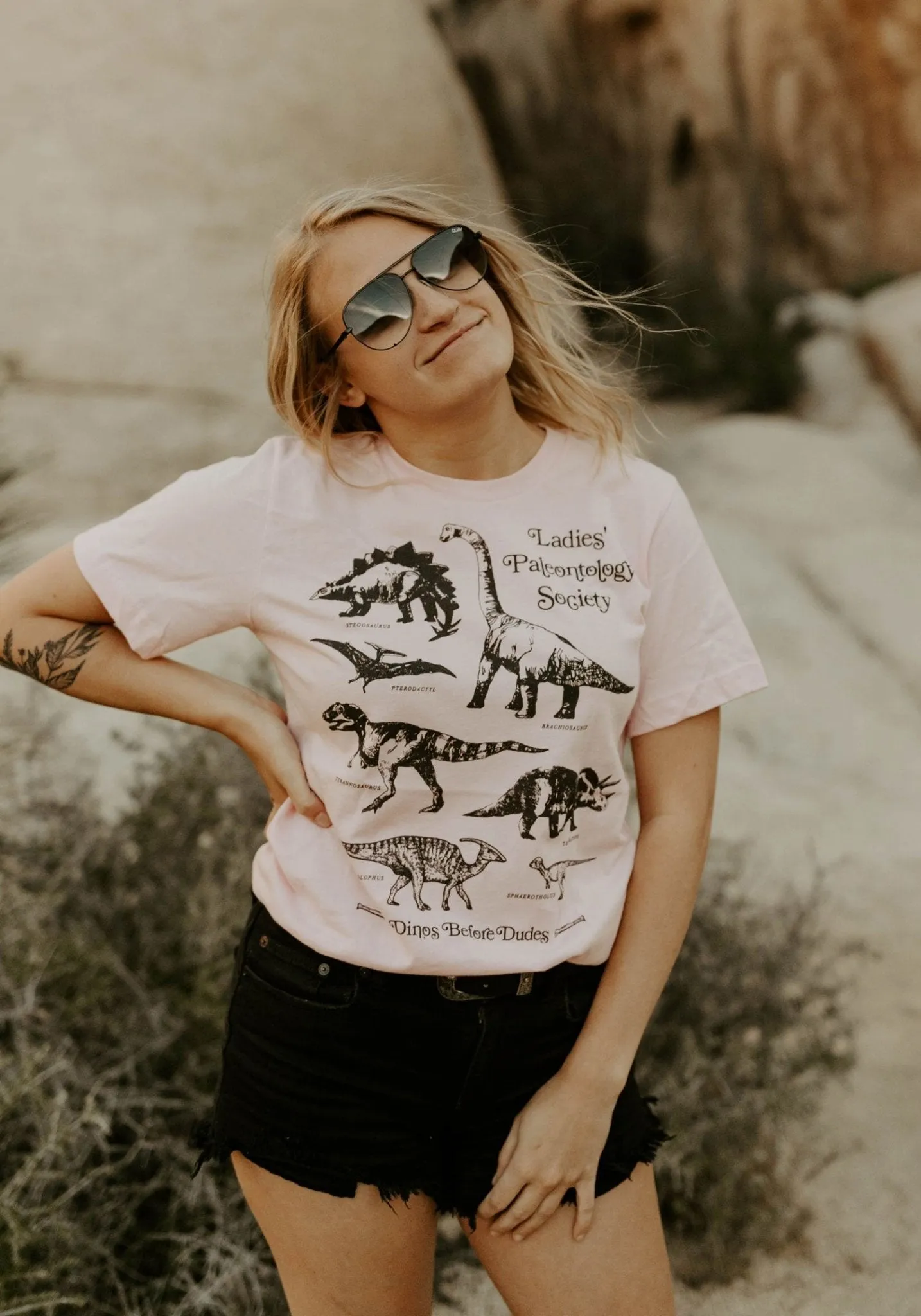 Ladies' Paleontology Society Tee