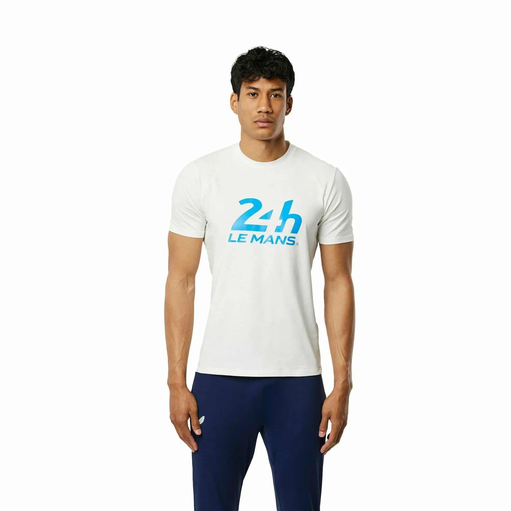 Le Mans 24 Hours Men's Castore Heritage Large Logo T-Shirt - Blue/Navy/White