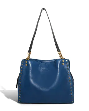 Lenox Studded Triple Entry Satchel