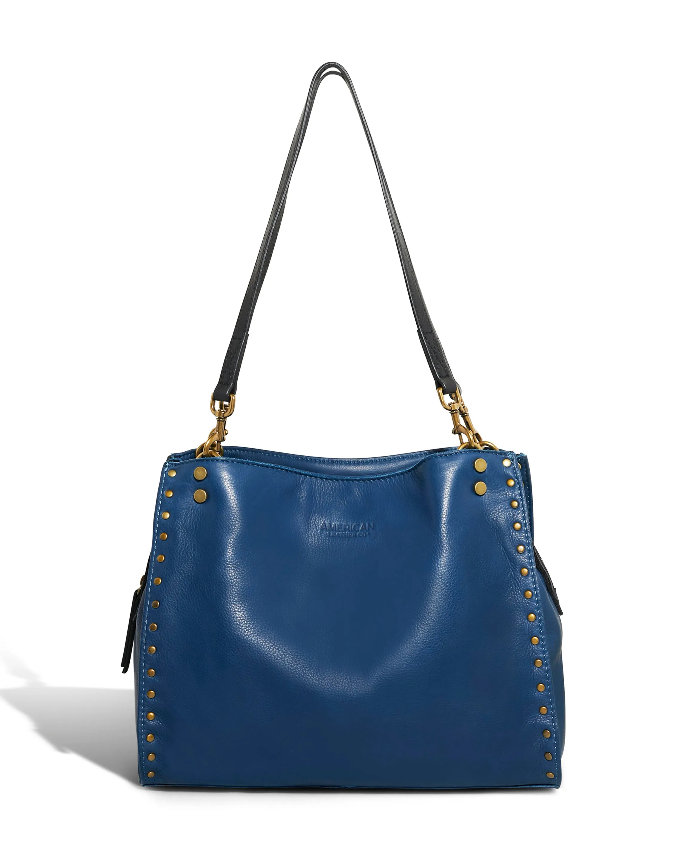 Lenox Studded Triple Entry Satchel