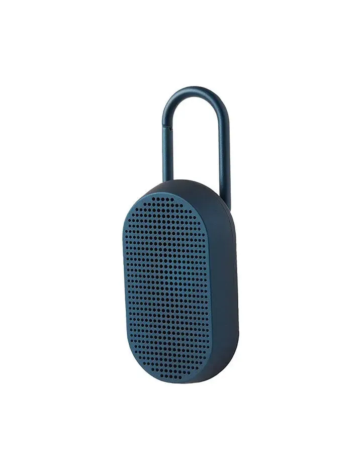 Lexon MINO T Bluetooth Speaker with Carabiner Dark Blue