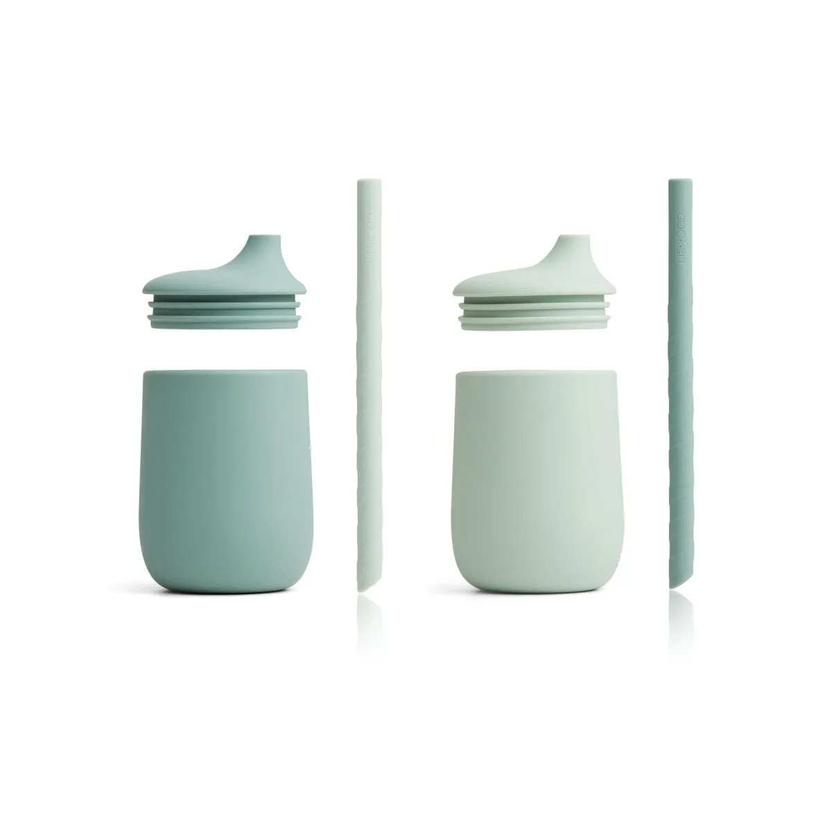 Liewood Ellis Sippy Cup 2 Pack - Mint Mix