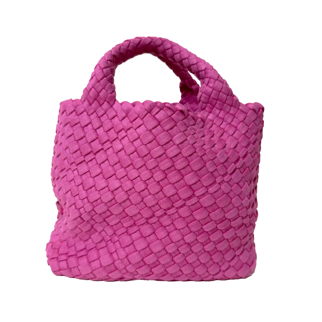 Linda Woven Velour Tote