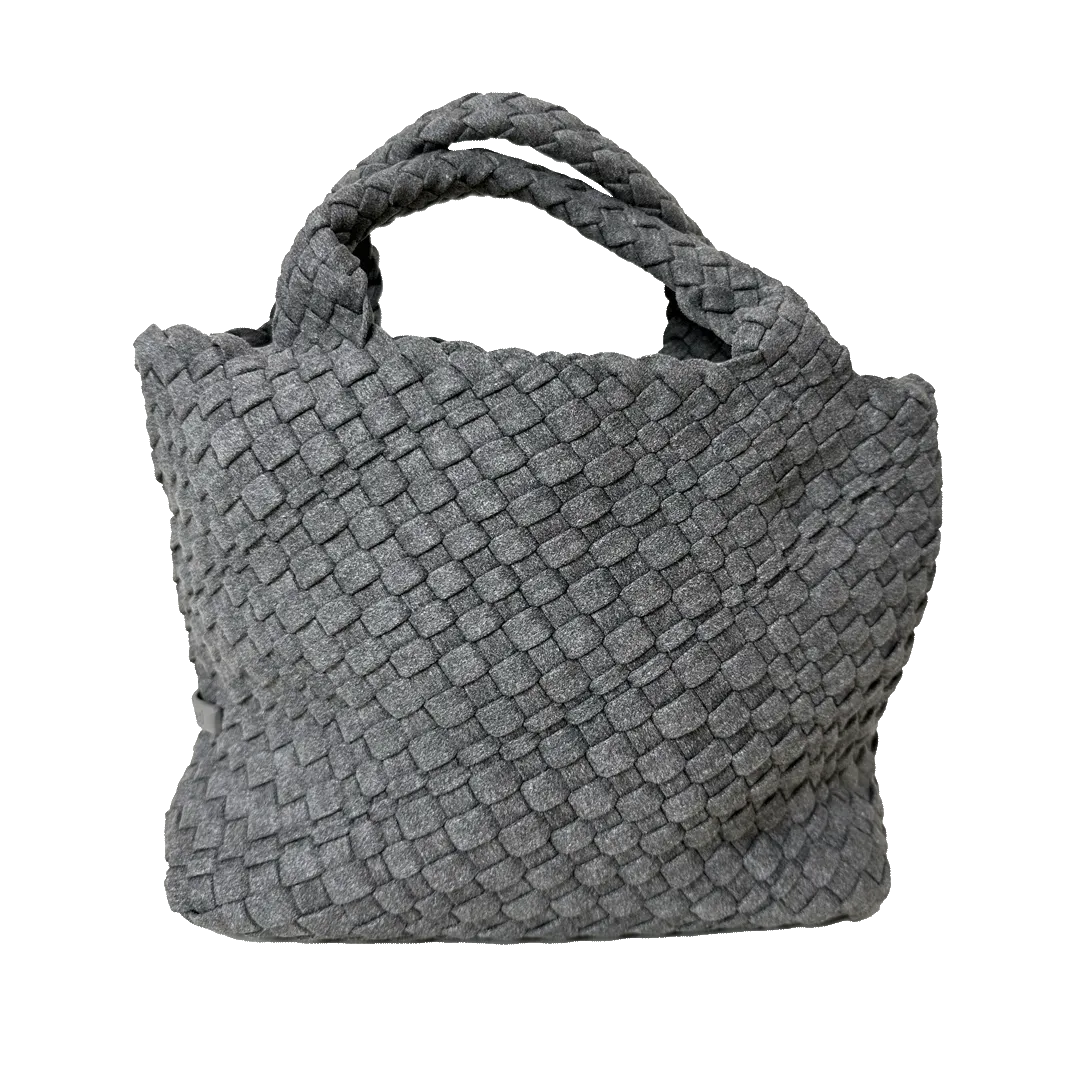 Linda Woven Velour Tote