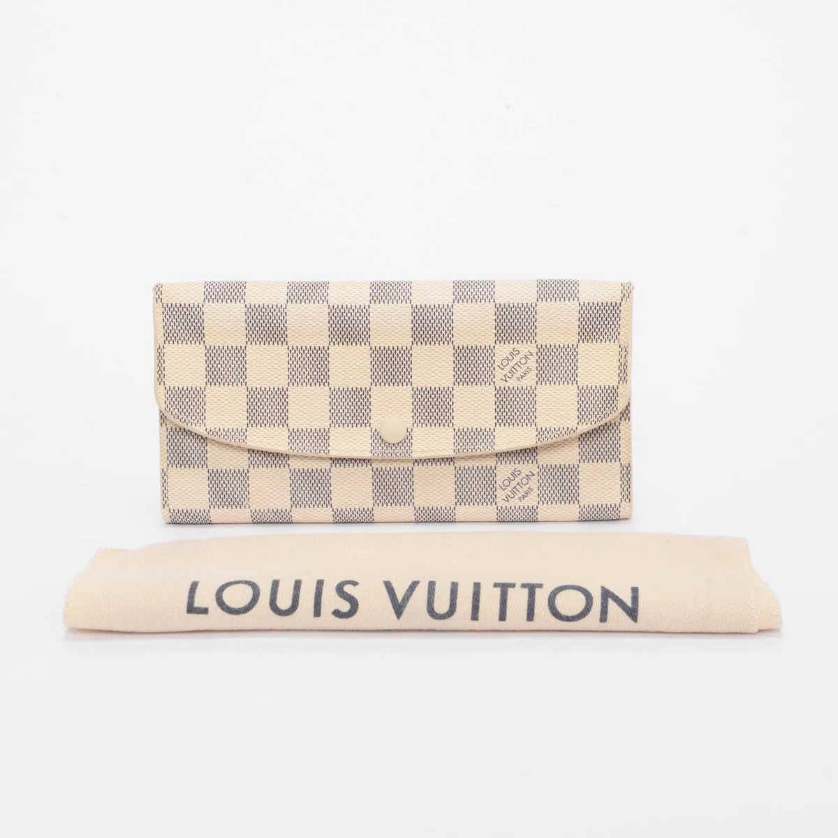 Louis Vuitton Damier Azur Emilie Wallet