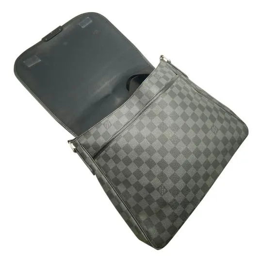 Louis Vuitton "Daniel Mm" Black Damier Graphite Canvas Laptop Bag