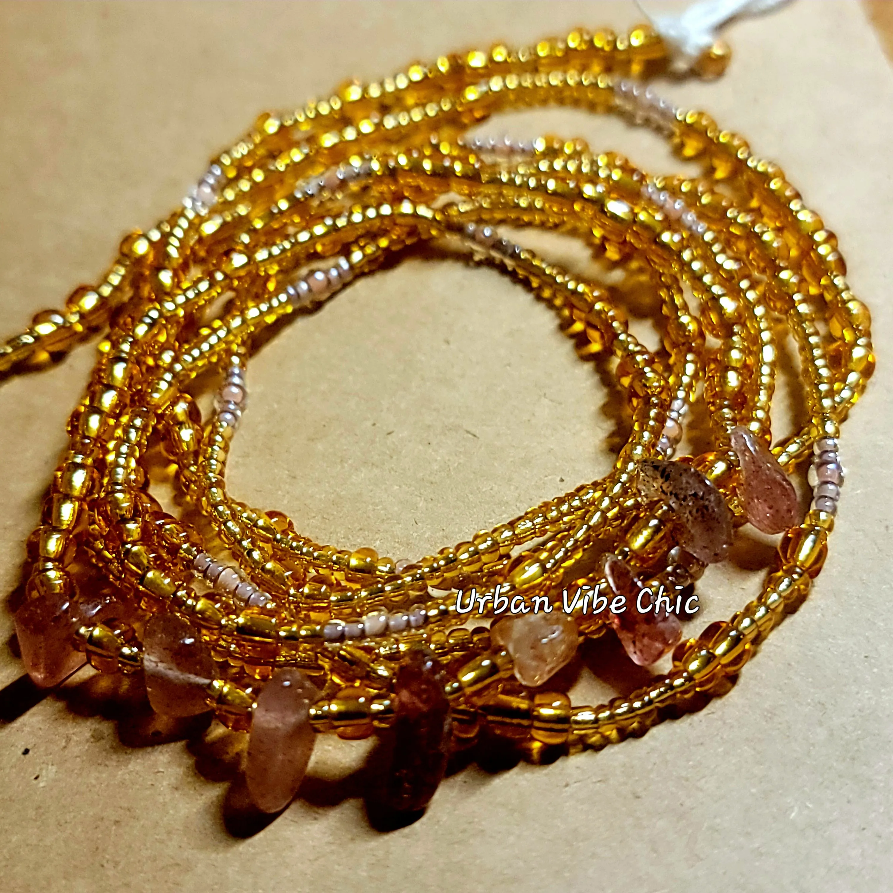 Luxe Waist Beads -  Golden Mood