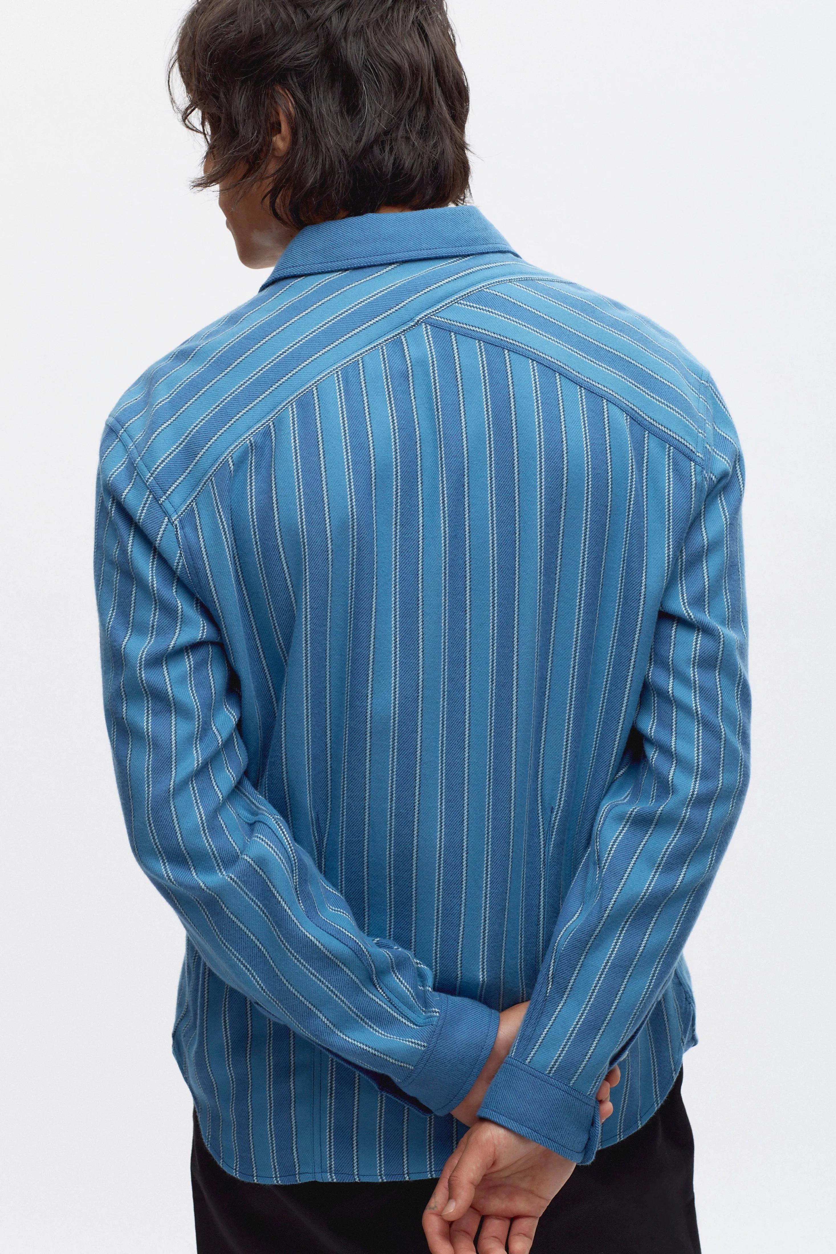 Men's Abaza Shirt in French Blue