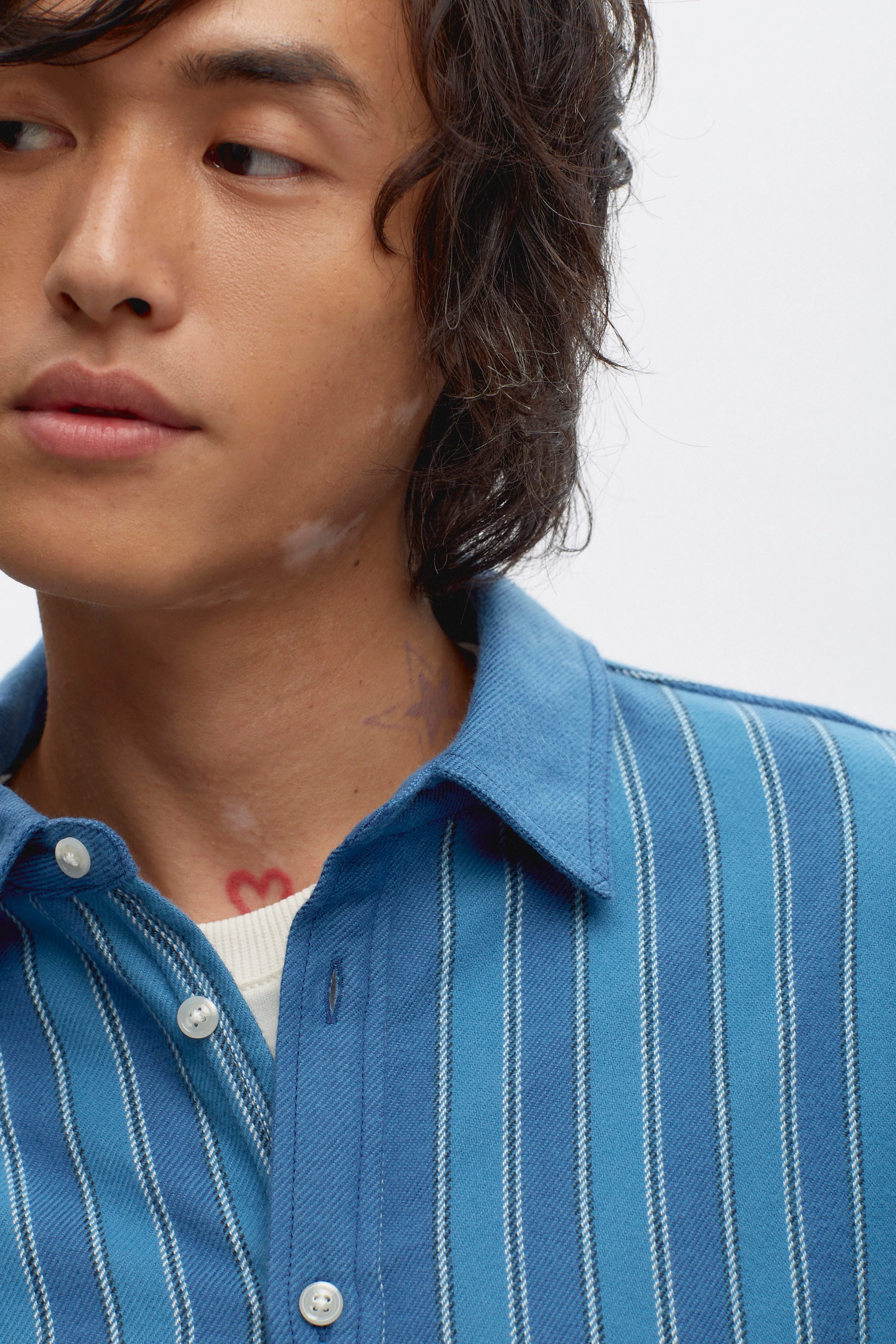 Men's Abaza Shirt in French Blue