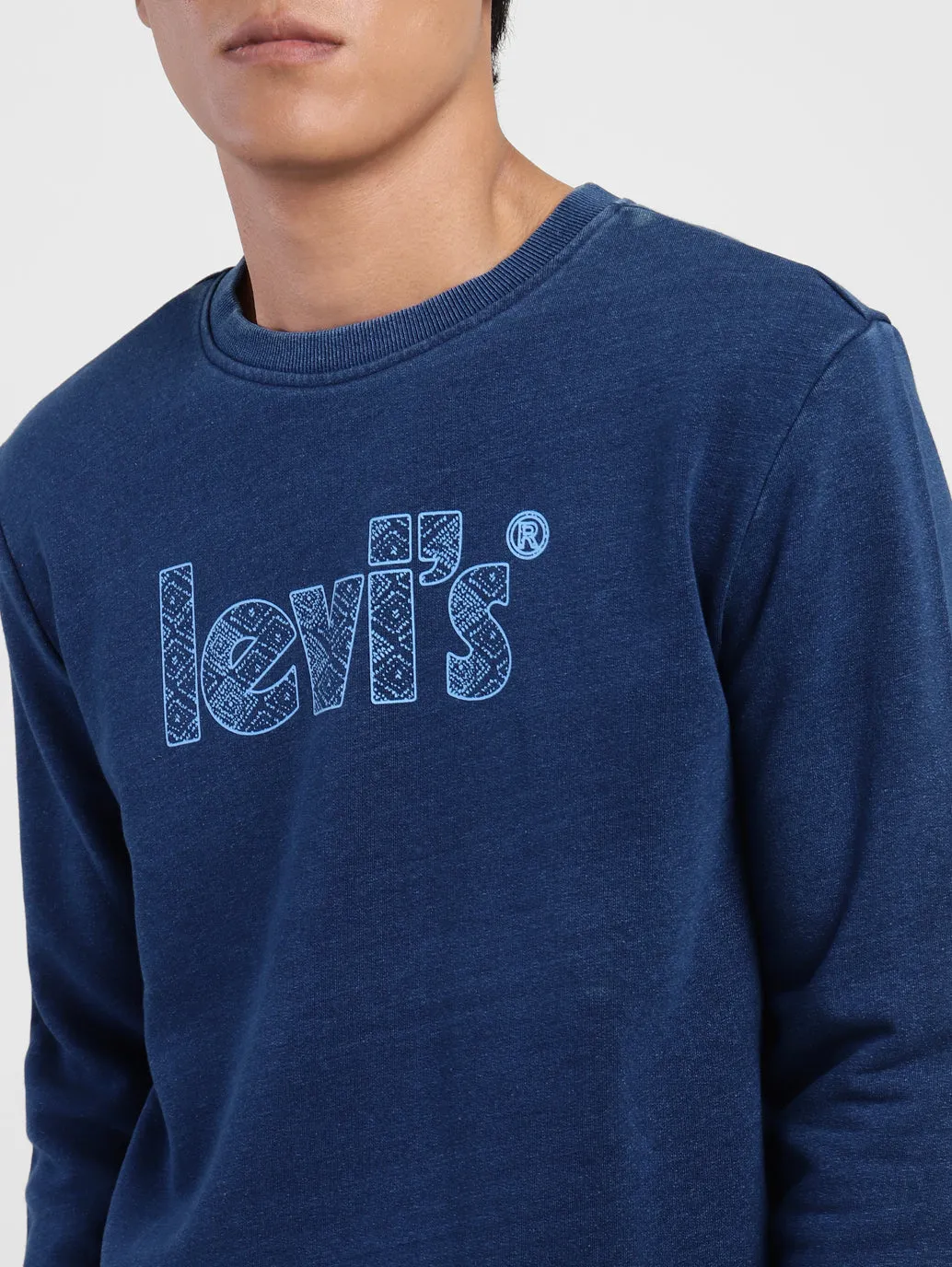 Men's Brand Logo Crew Neck Sweatshirt