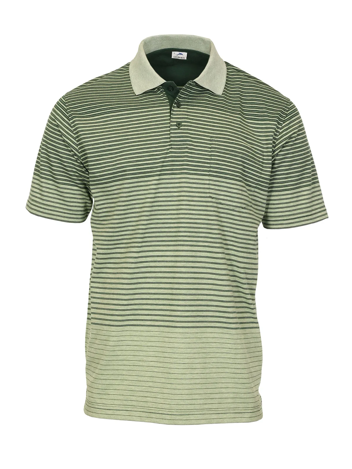 Men's Pin Striped Polo Shirt