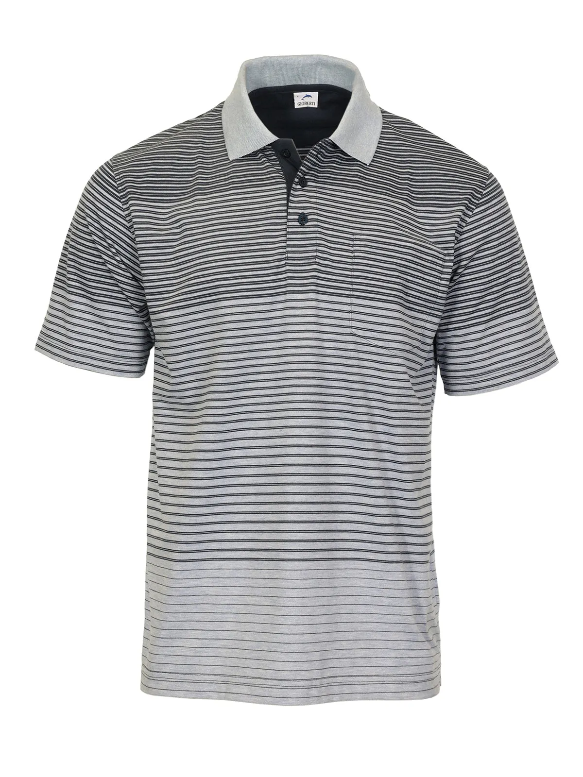 Men's Pin Striped Polo Shirt