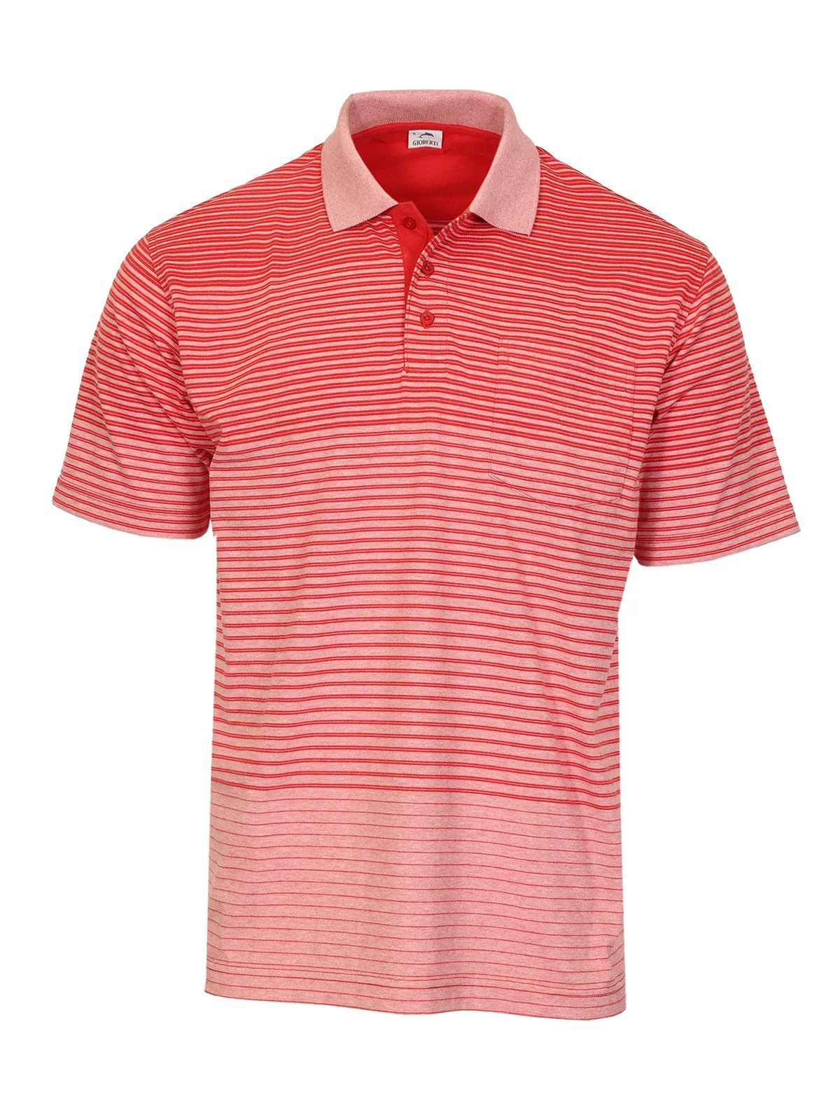 Men's Pin Striped Polo Shirt