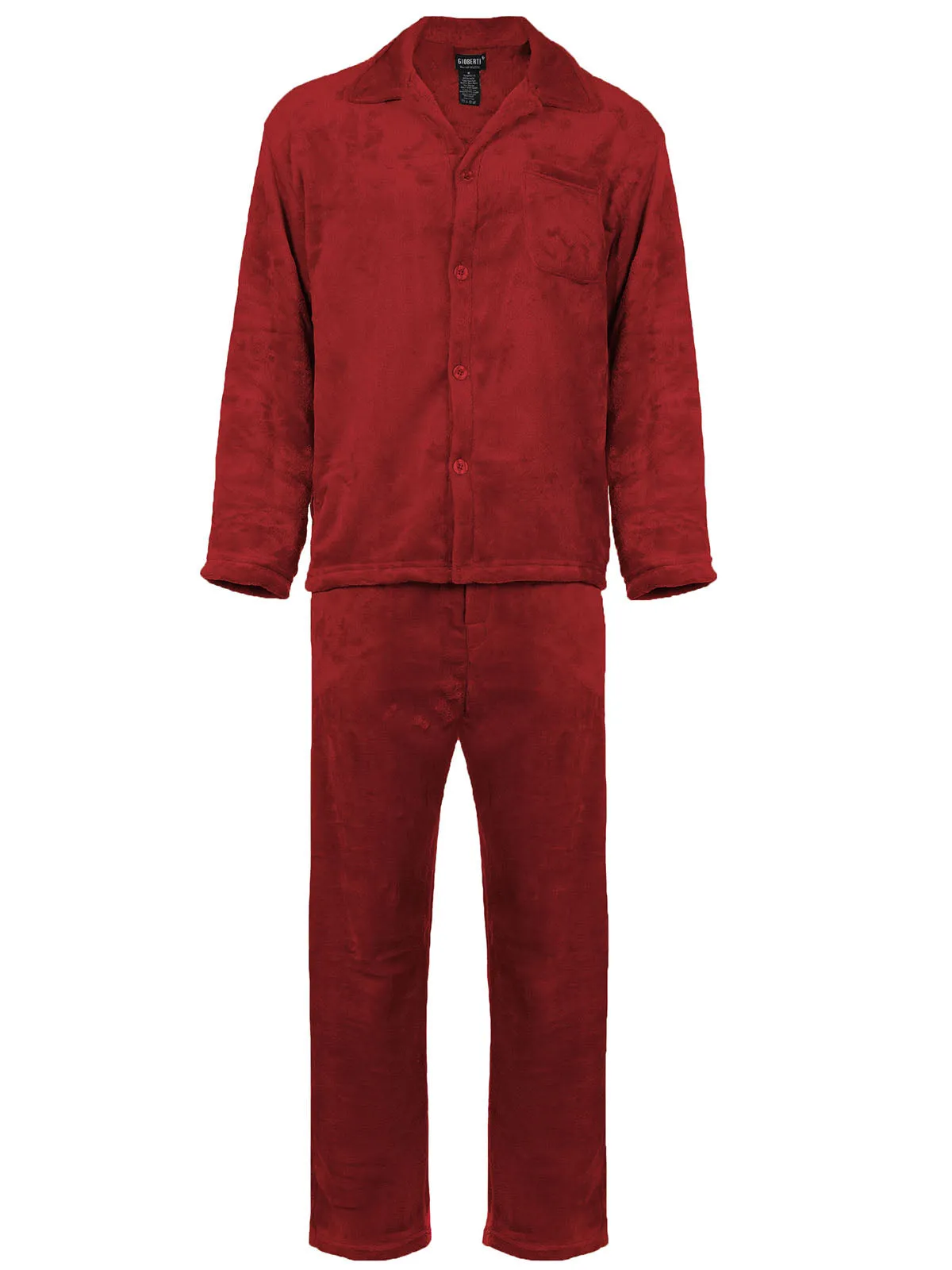 Men's Plush Pajama Set