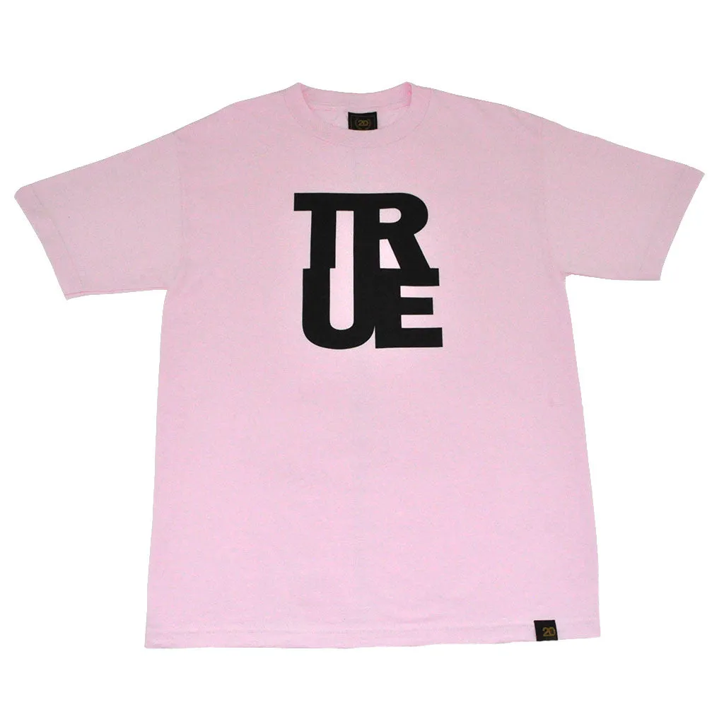 Mens True Logo T-Shirt Pink