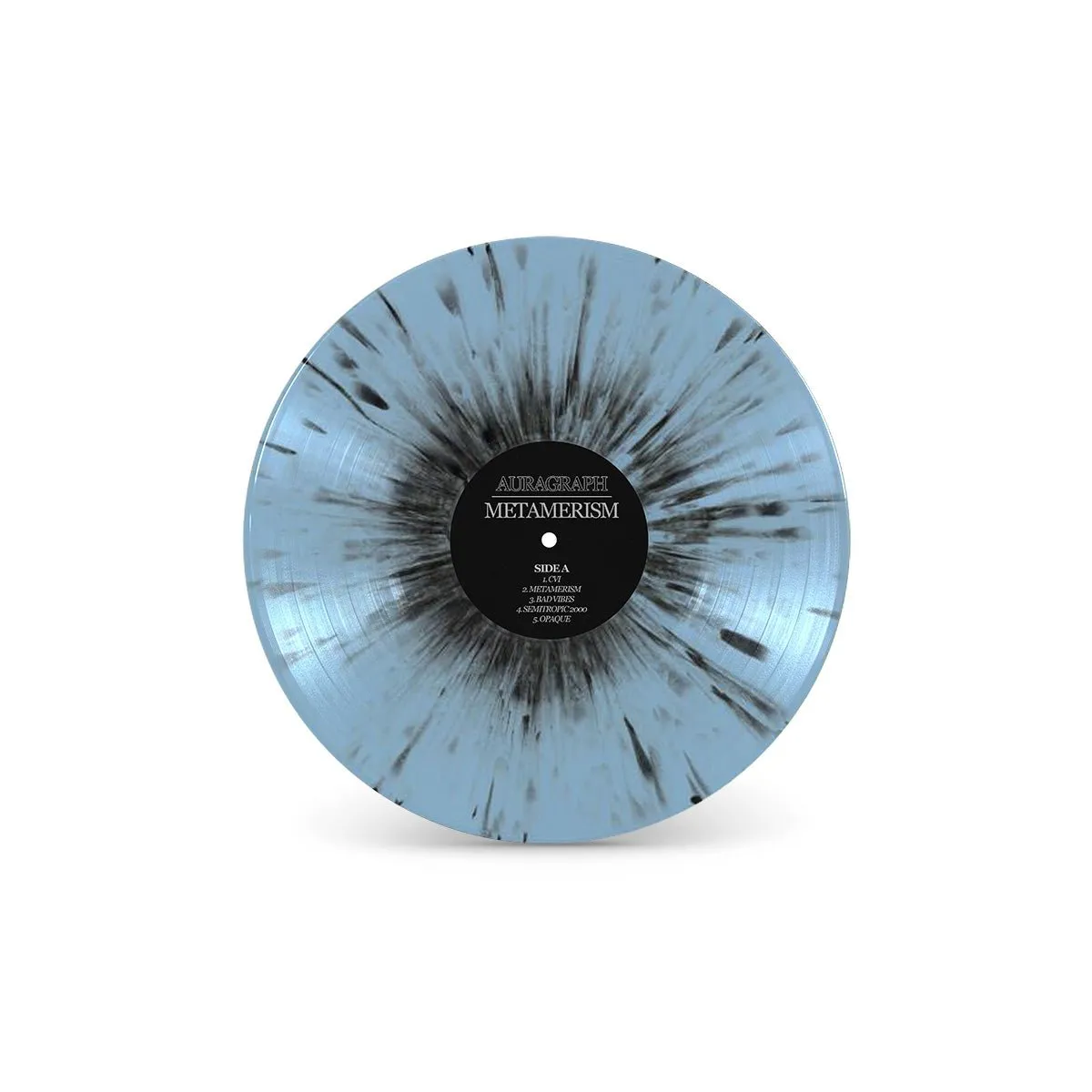 Metamerism LP (Blue Black Splatter)