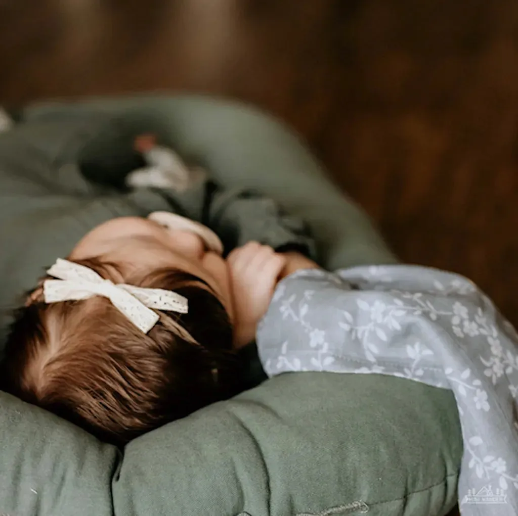 Mini Wander | Muslin Swaddle - Bloom Blue