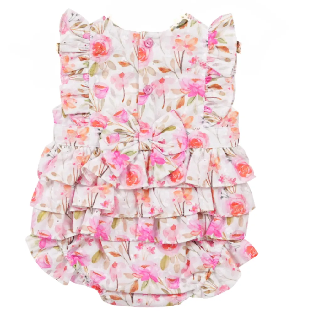 Mintini Girls Floral Romper