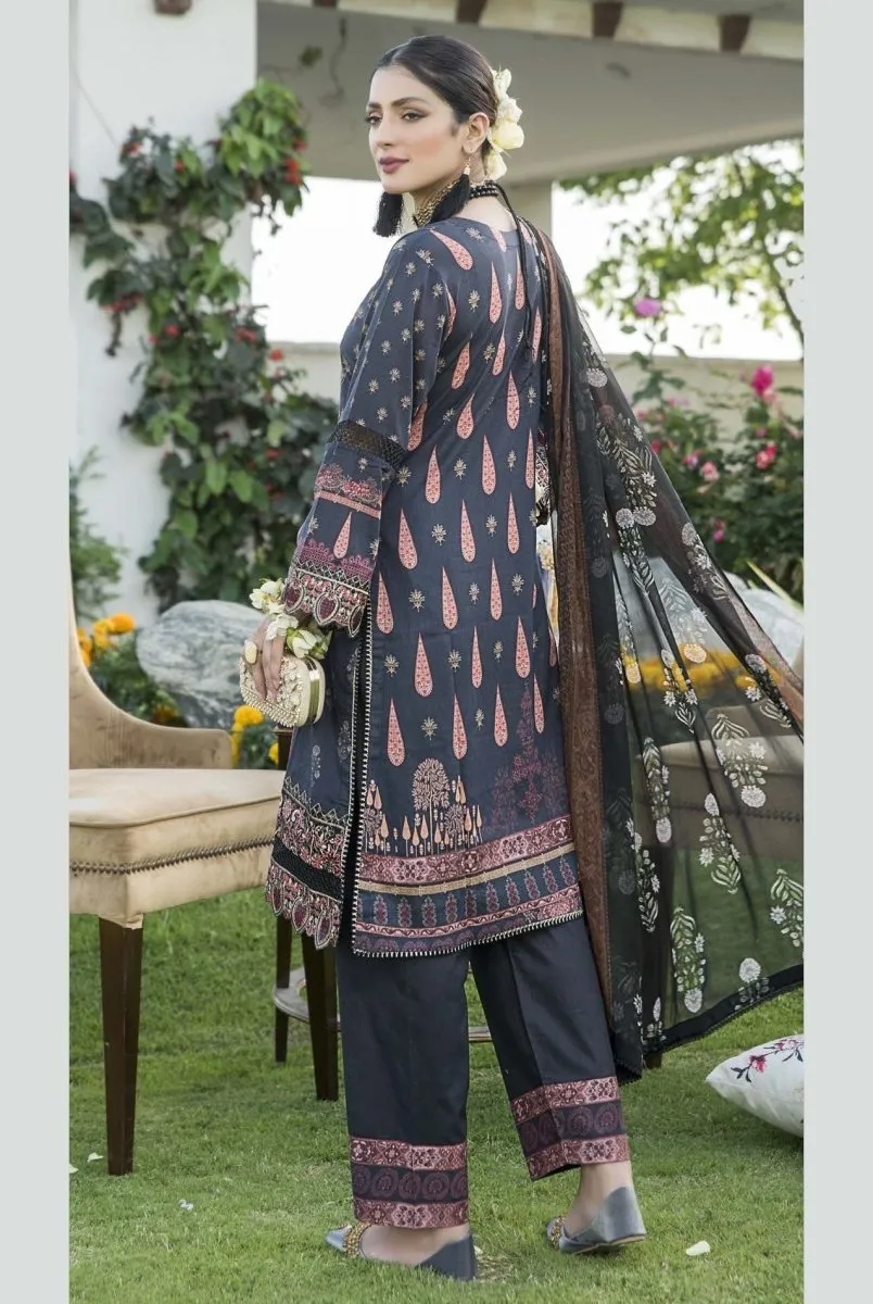 Munira Lawn 3 Piece Suit MUN474