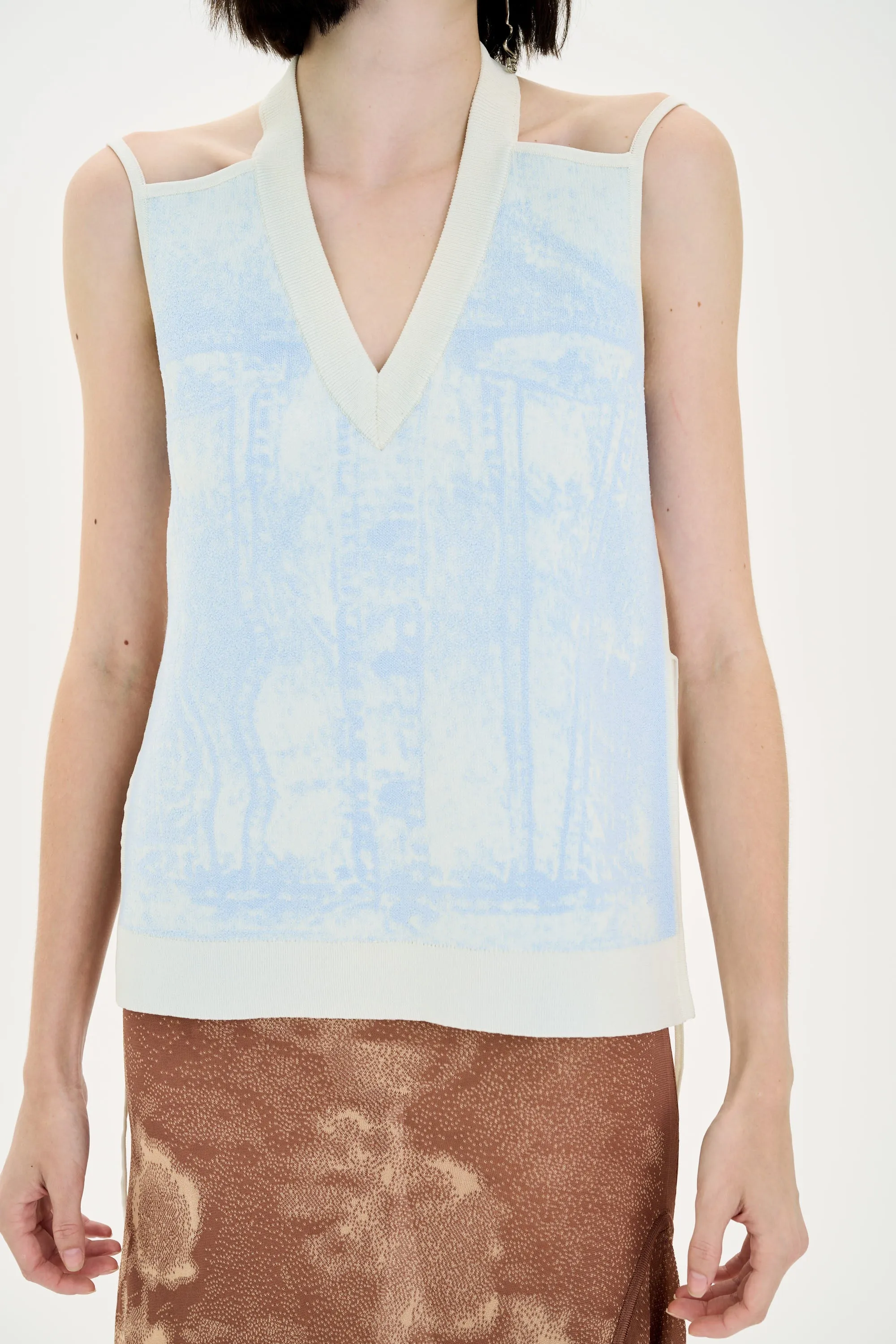 NASH UV REACTIVE FAKE DENIM TANK TOP