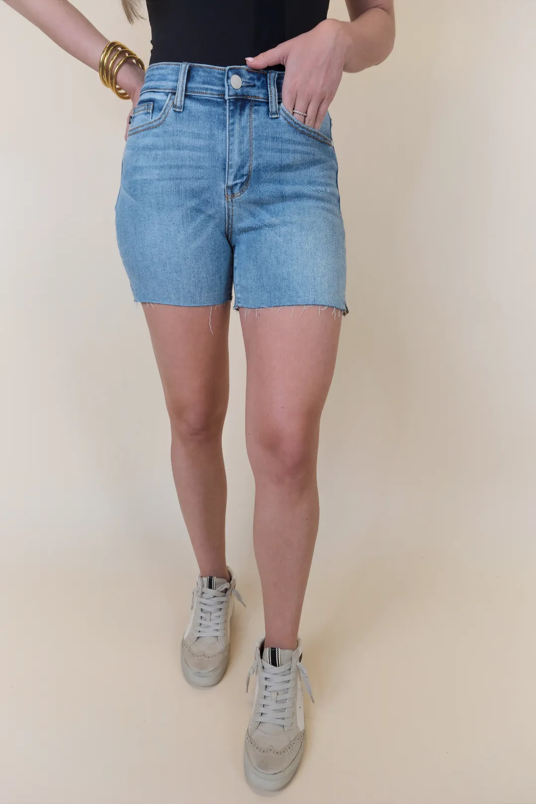 Natalie Jeans Shorts