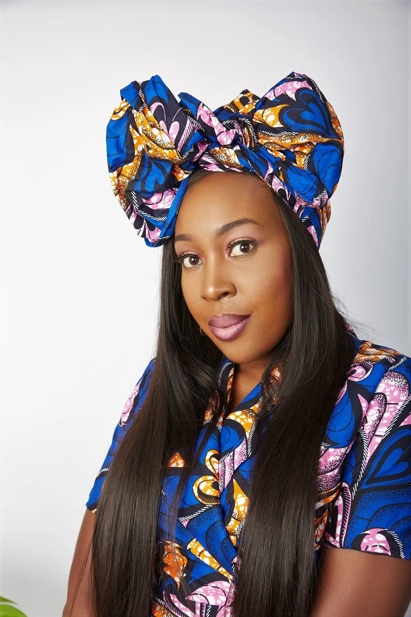 New In African Ankara Print Headwrap/Headtie - Yejide