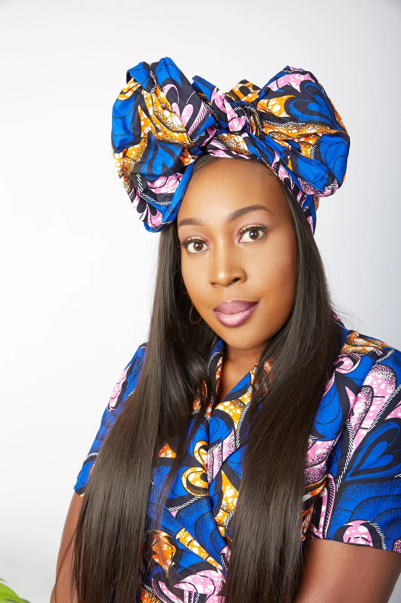 New In African Ankara Print Headwrap/Headtie - Yejide