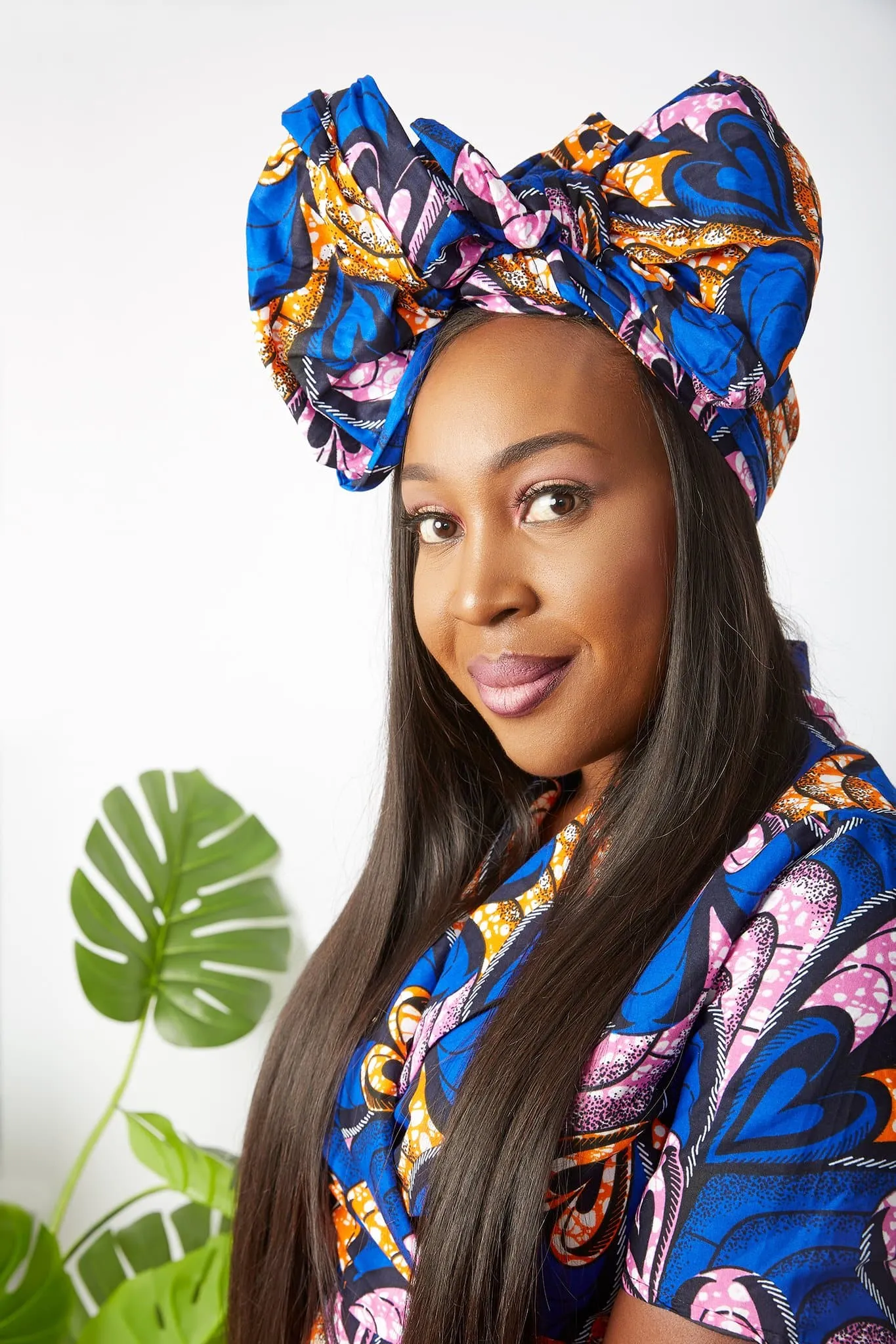 New In African Ankara Print Headwrap/Headtie - Yejide