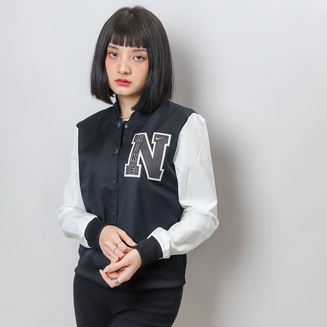 Nike NSW Varsity Jacket (Women's) [DZ4631-010]