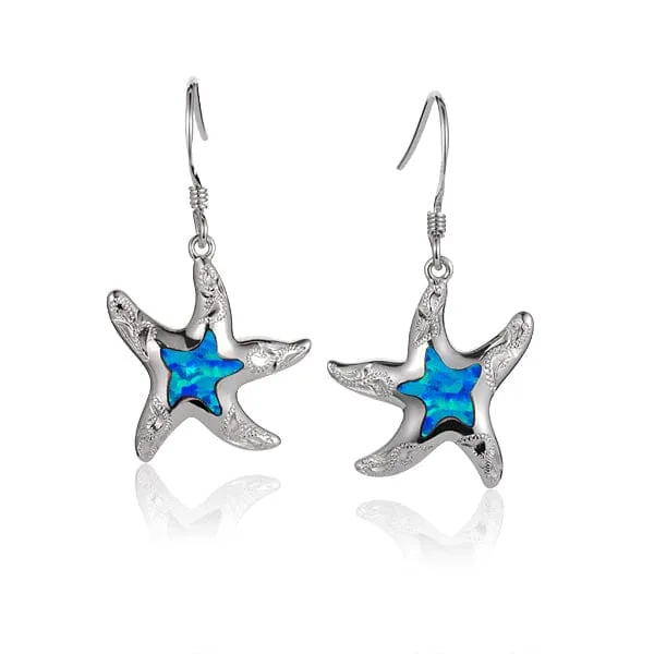 Opal Hau'oli Starfish Earrings