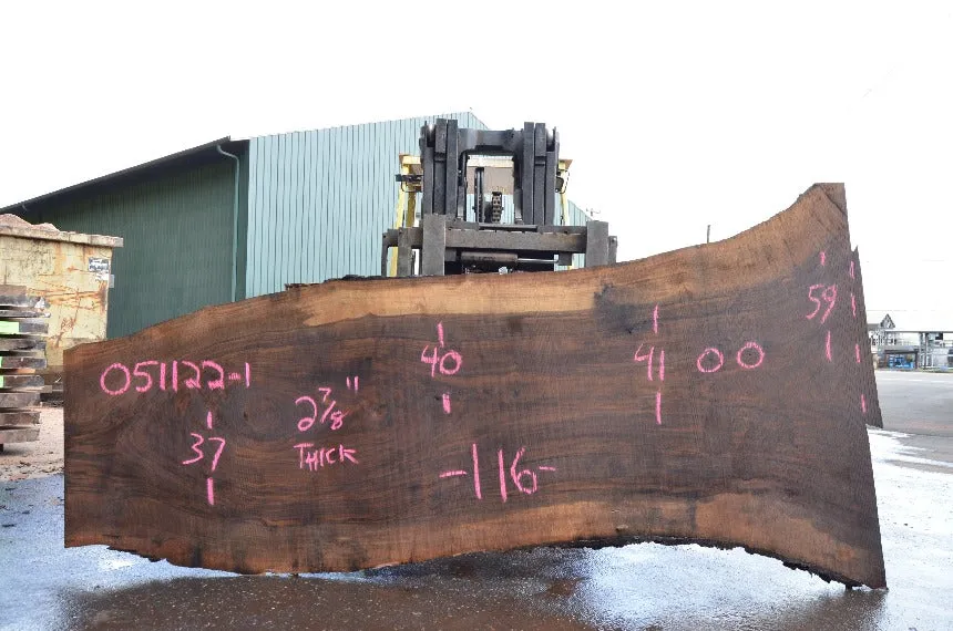 Oregon Black Walnut Slab 051122-01