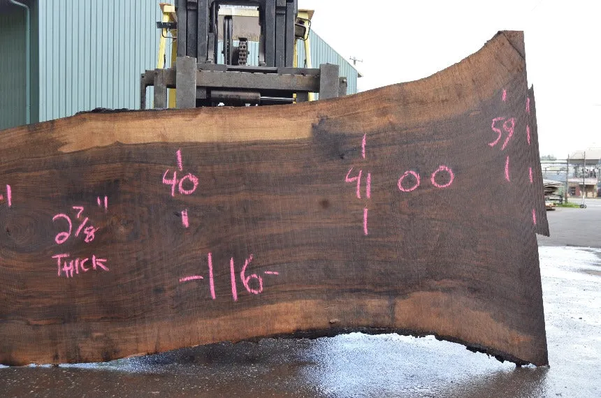 Oregon Black Walnut Slab 051122-01