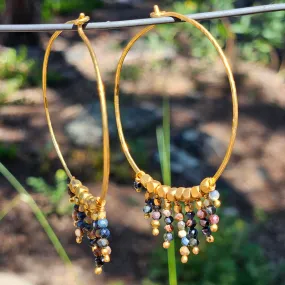 Pietersite Sunburst Hoops