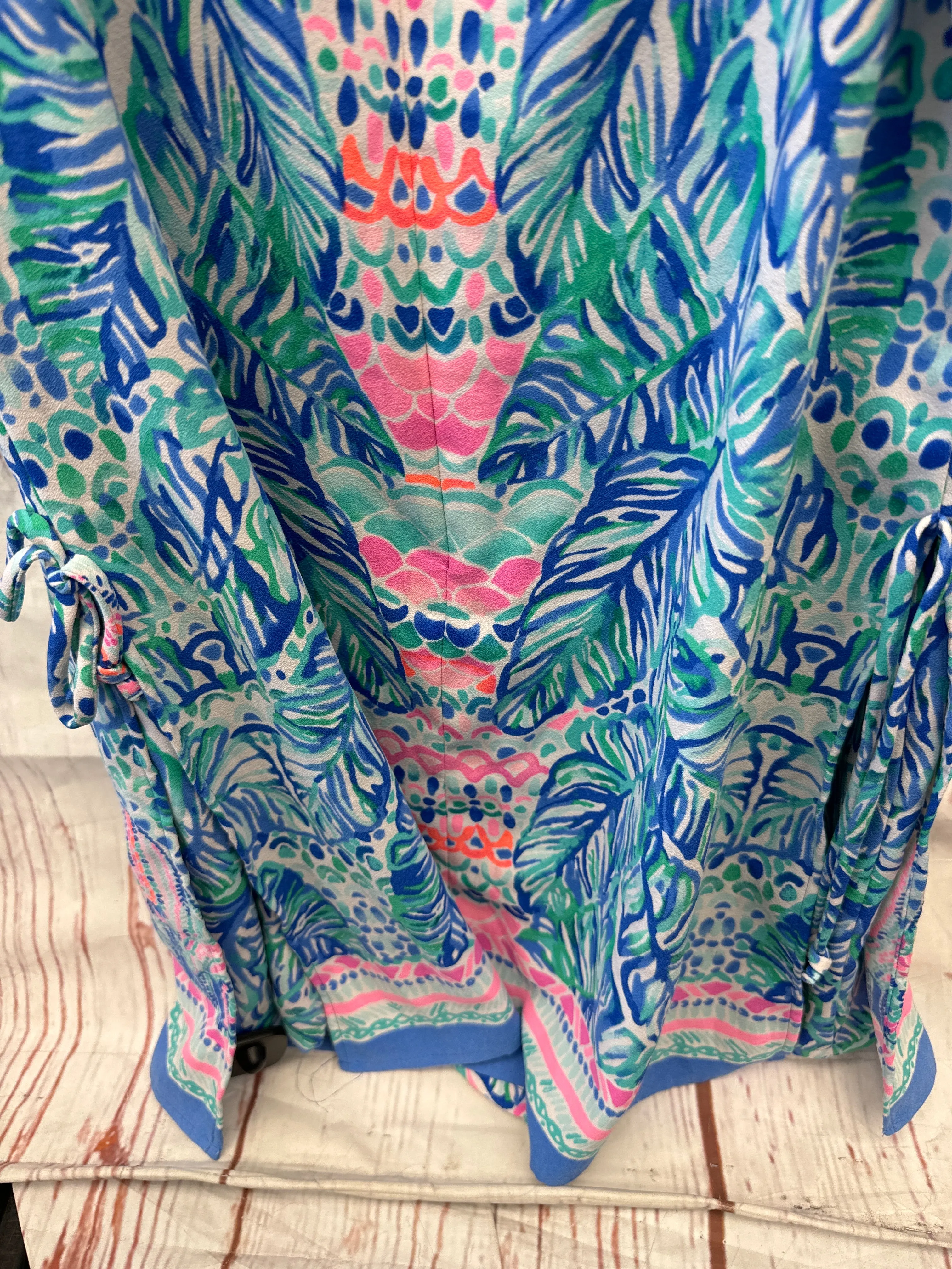 Pink Blue Romper Lilly Pulitzer, Size 10