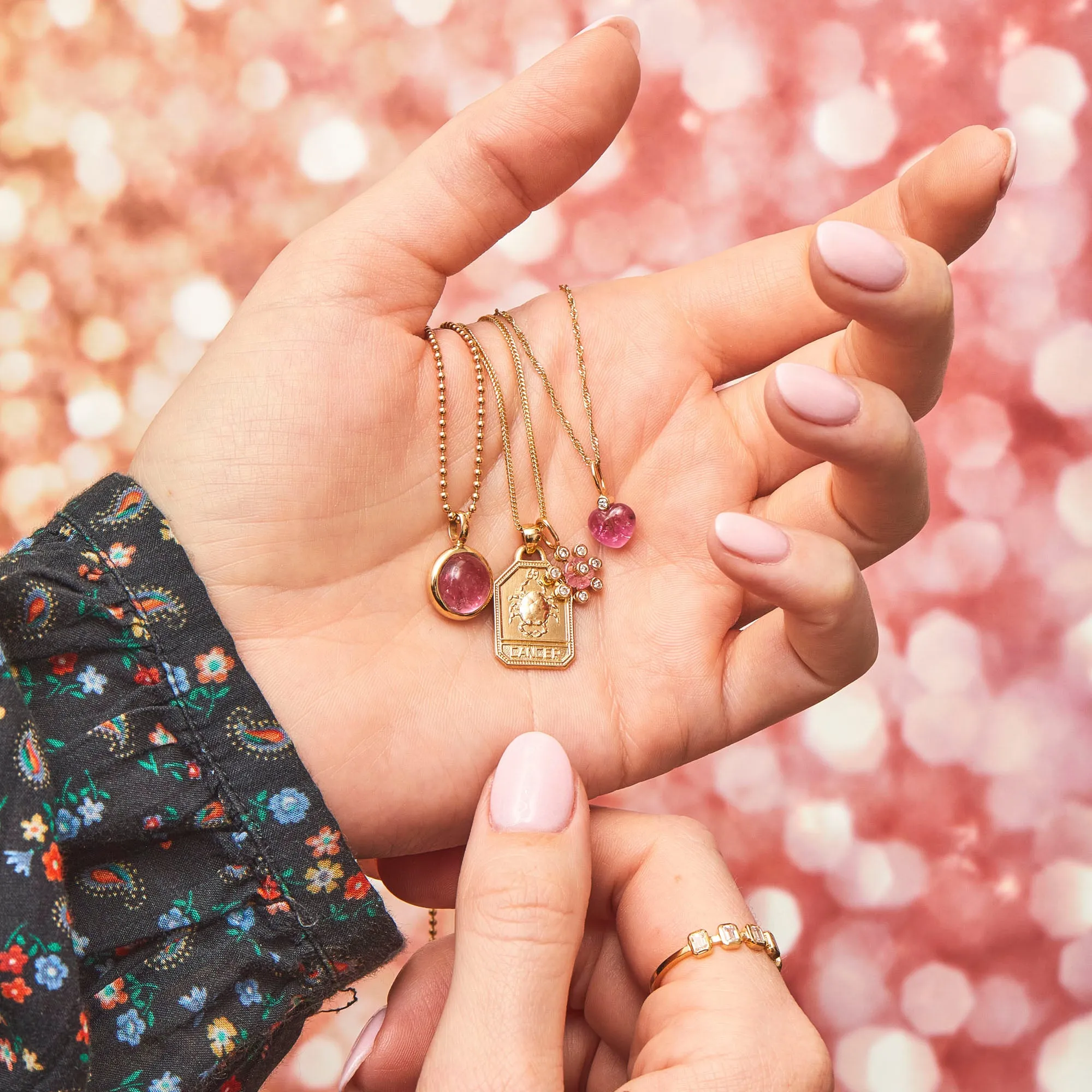 Pink City Cabochon Pendant