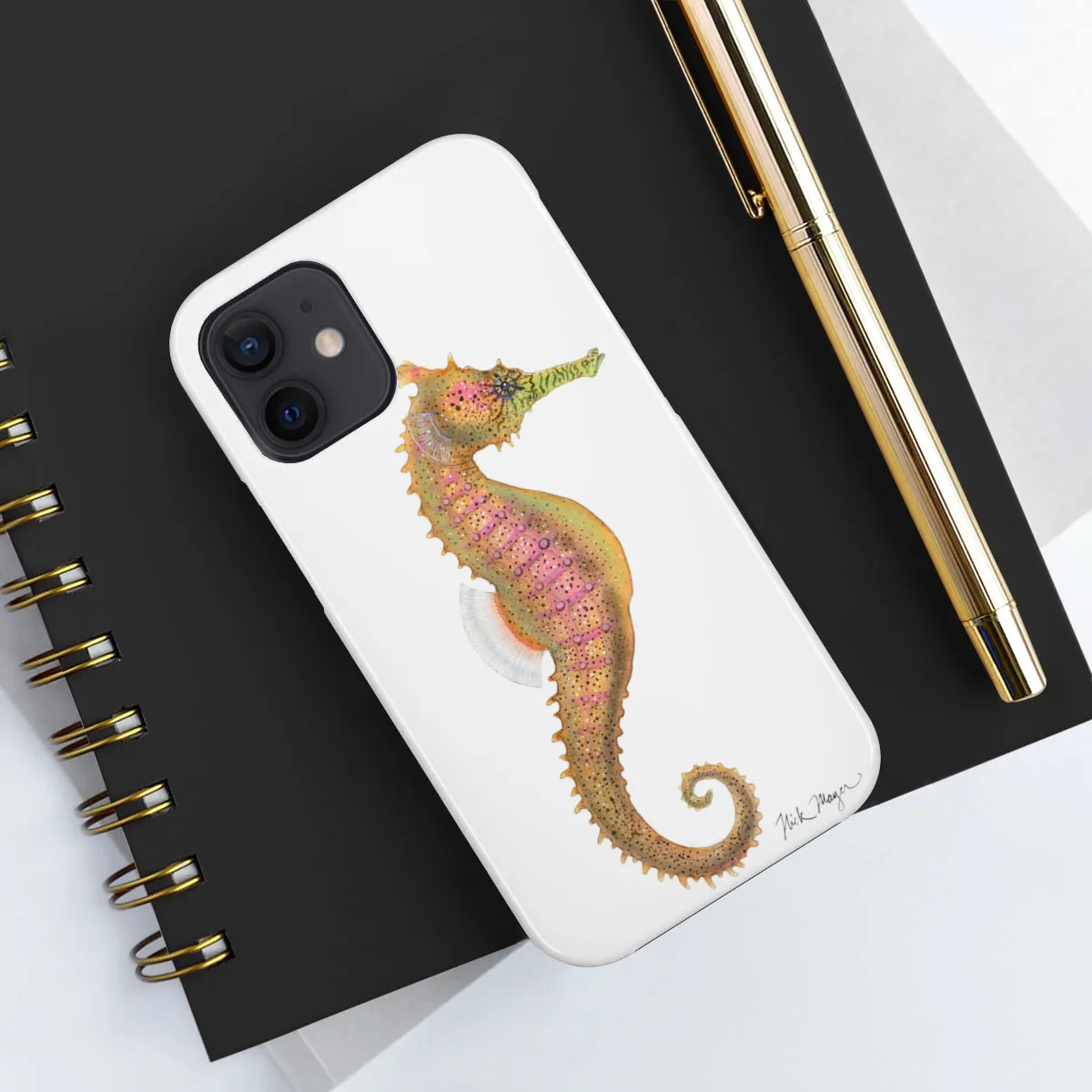 Pink Seahorse Phone Case (iPhone)