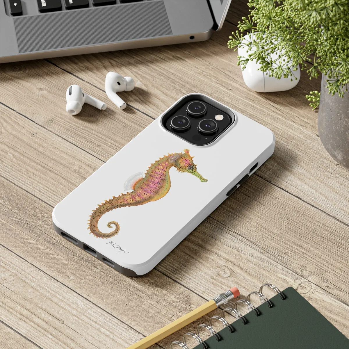 Pink Seahorse Phone Case (iPhone)