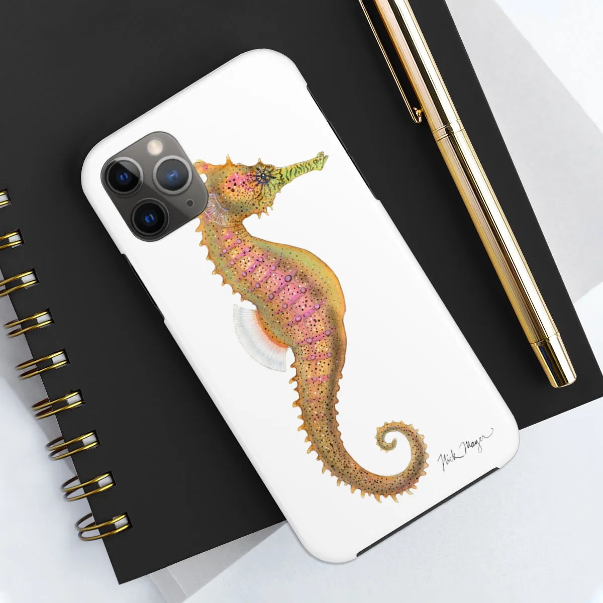 Pink Seahorse Phone Case (iPhone)