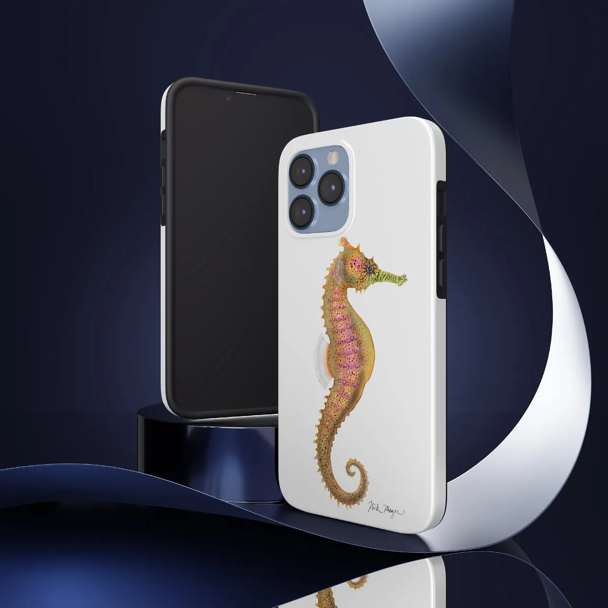 Pink Seahorse Phone Case (iPhone)