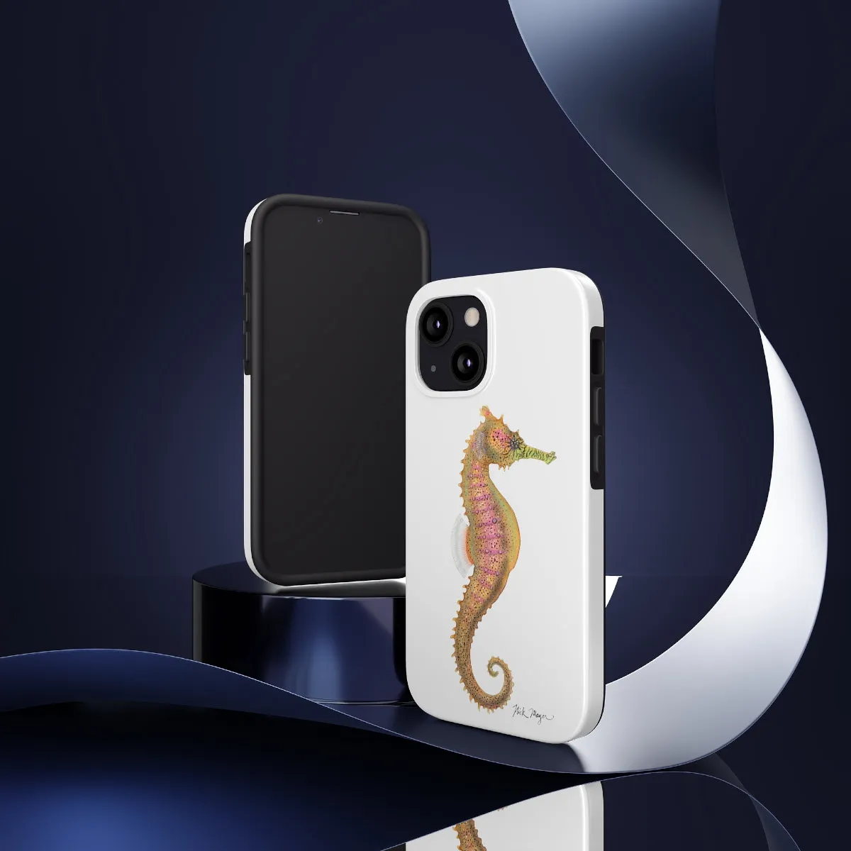 Pink Seahorse Phone Case (iPhone)